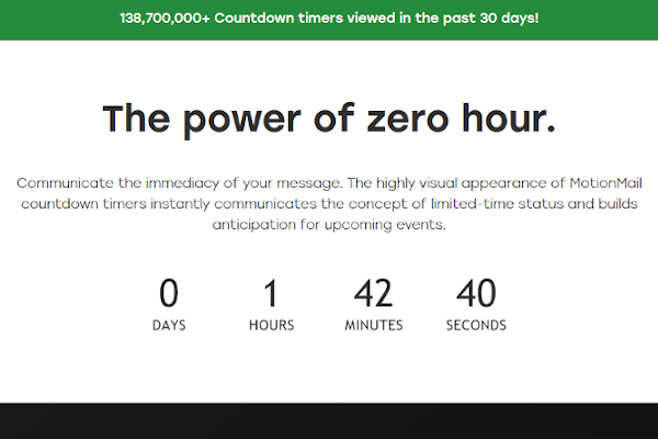 Motion Mail, Coundown Timer Creators